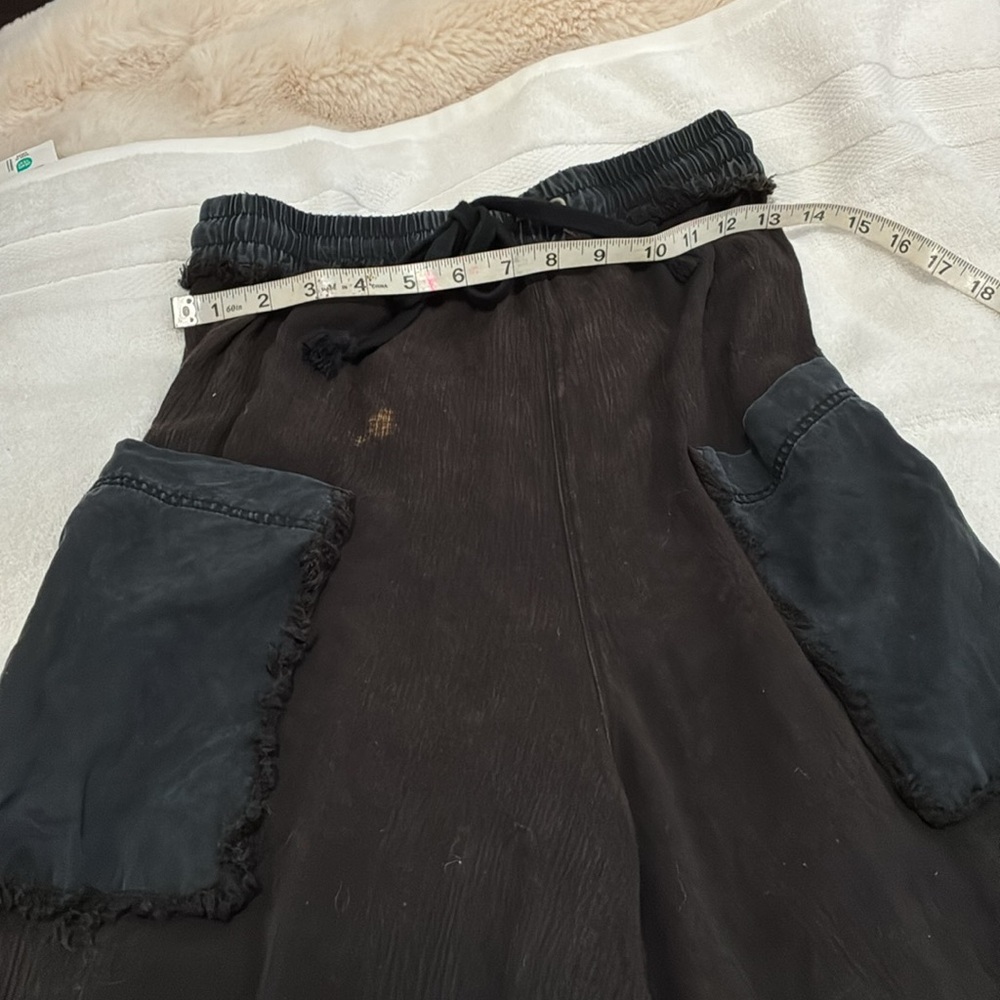 Free People Movement great gauzy like wide leg palazzo pants w/ big pockets - Picture 12 of 16